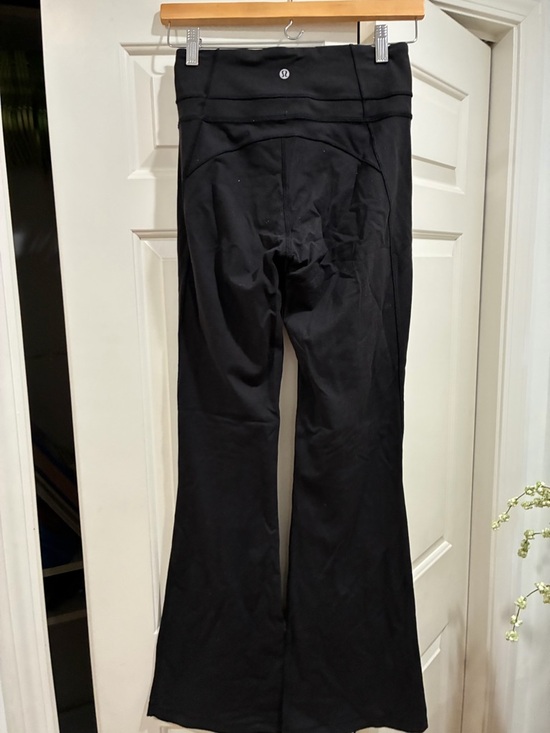 Lululemon High-Rise Black Flare Leg Yoga Pants - Picture 3 of 4